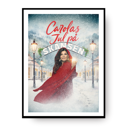 Affisch "Carolas Jul på Skansen"